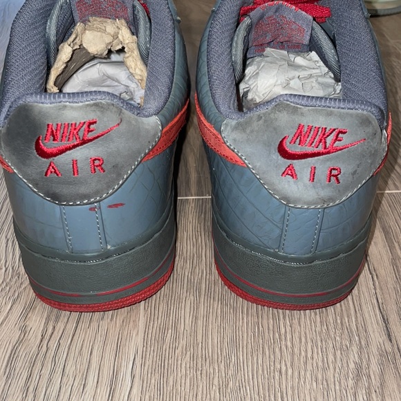 Air Force 1 Premium Flint Grey | Varsity Red | Flint Grey - Picture 5 of 7